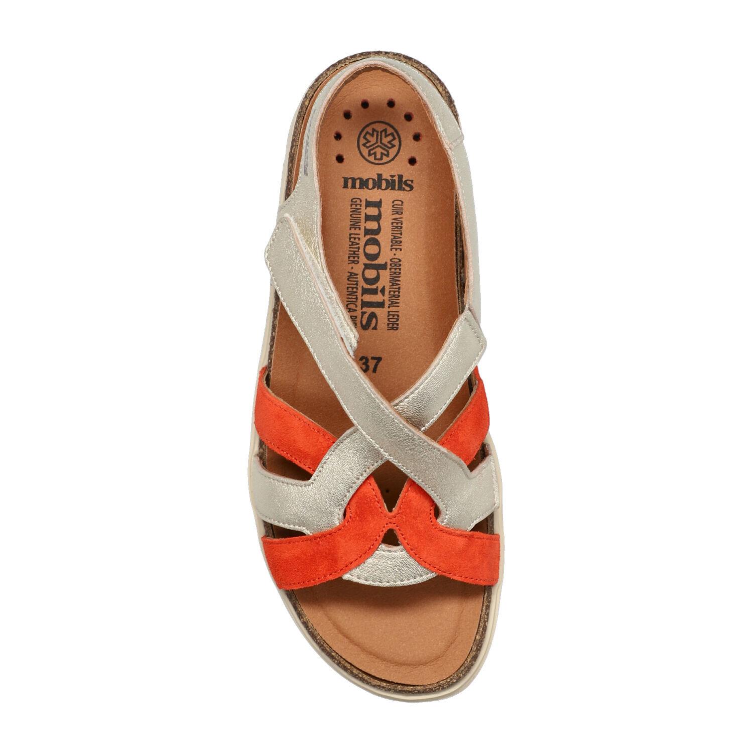 sandales femme modèle Sway Orange - Mephisto